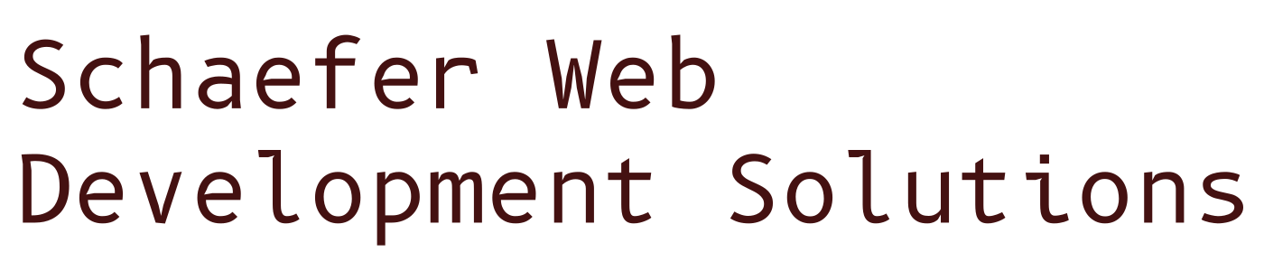 Schaefer Web Development Solutions